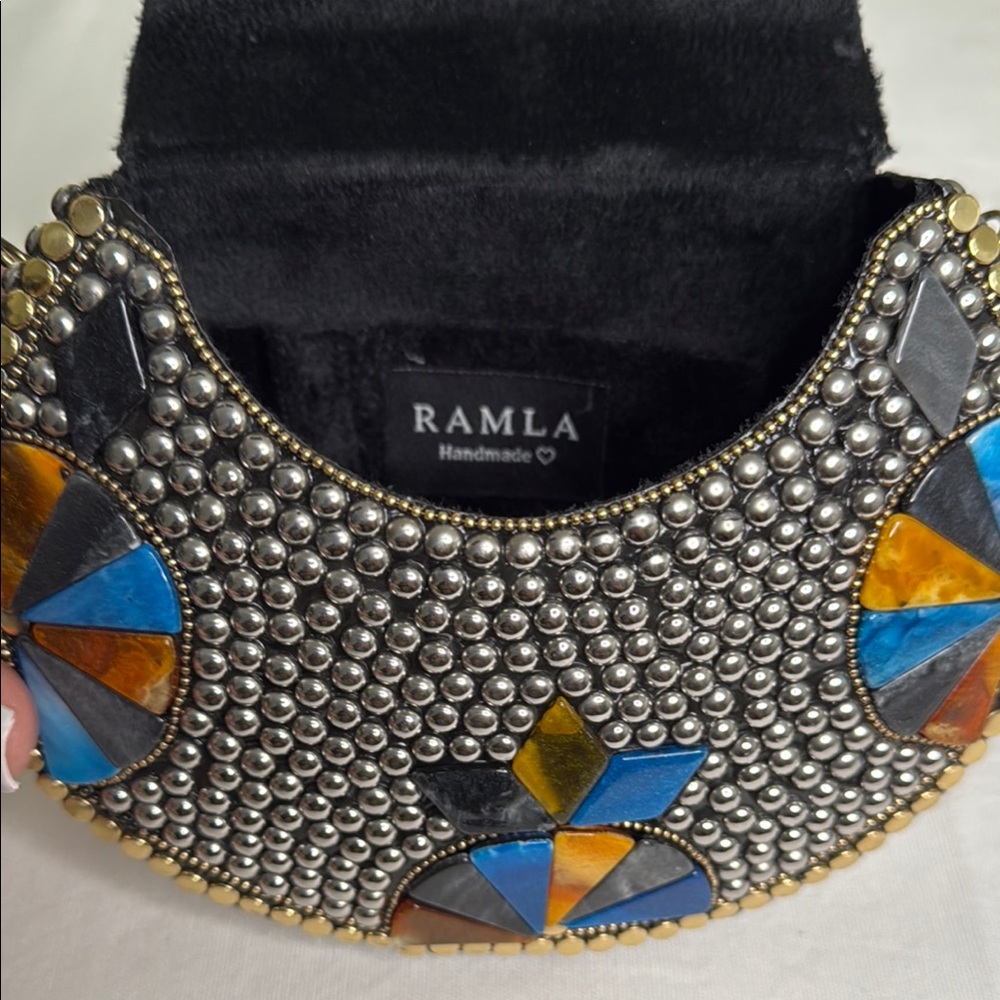 Handmade Beaded Women's Bag - Multicolor Ramla